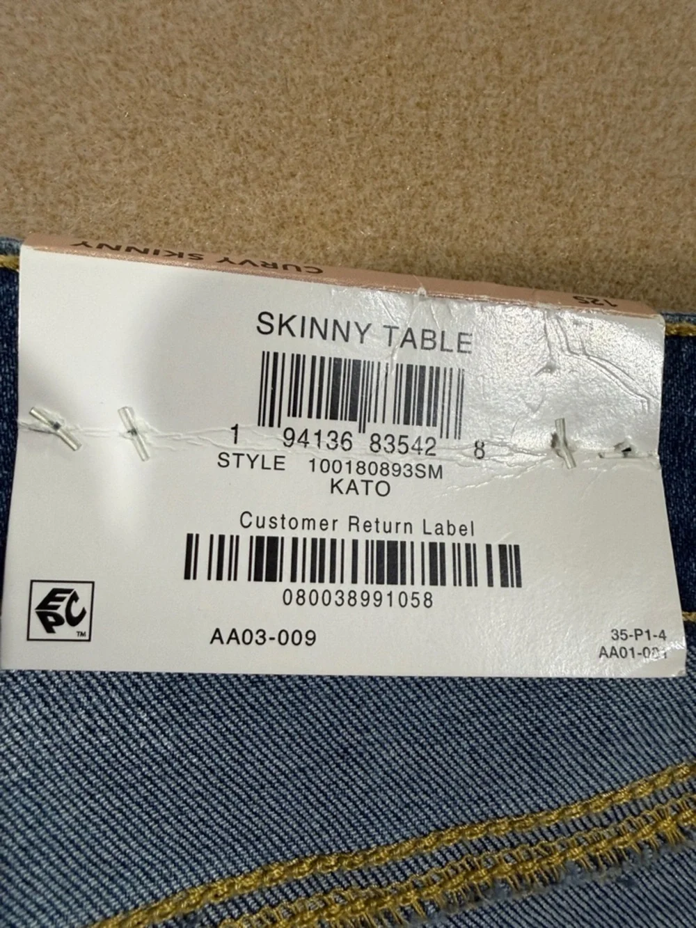 BNWT STYLE & CO. SHORT CURVY SKINNY MID-RISE SLIMMING POCKET JEANS IN SIZE 12S - Picture 8 of 16